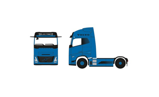 Herpa 962766 Volvo FH Aero Globetrotter XL Electric Zugmaschine 2achs, blau - Vorbestellung 1:87