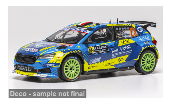 IXO IXORAM1031LQ.22 Skoda Fabia Rally2 - Rallye Monte Carlo - R.Dapra - L.Guglielmetti - Vorbestellung 1:43