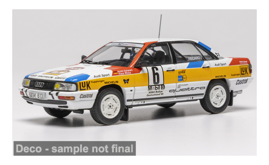 IXO IXORAC460.22 Audi 200 quattro - Rallye Deutschland - A.Schwarz - K.Wicha - Vorbestellung 1:43