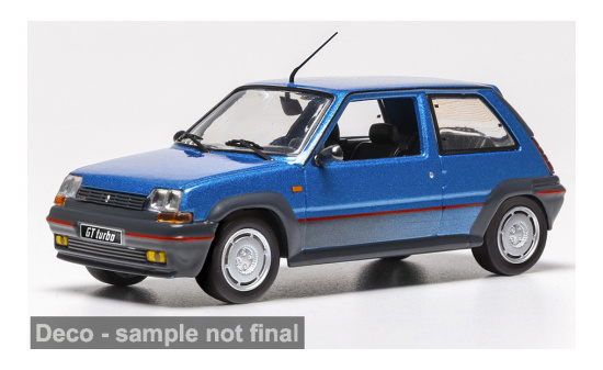 IXO IXOCLC654N.22 Renault 5 GT Turbo - blau (Metallic) - Vorbestellung 1:43