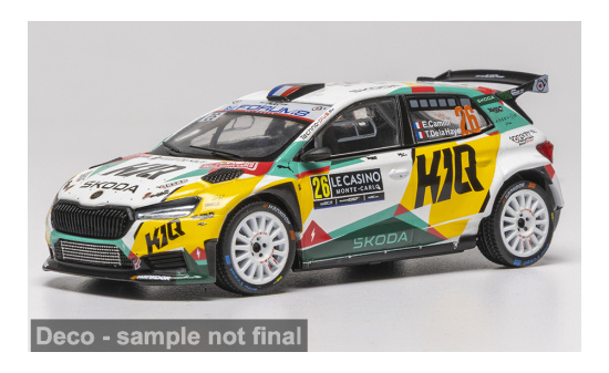 IXO IXORAM1032LQ.22 Skoda Fabia Rally2 - Rallye Monte Carlo - E.Camilli - T.De la Haye - Vorbestellung 1:43