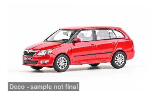 Abrex ABR143AB-024B Skoda Fabia II FL - rot - Vorbestellung 1:43