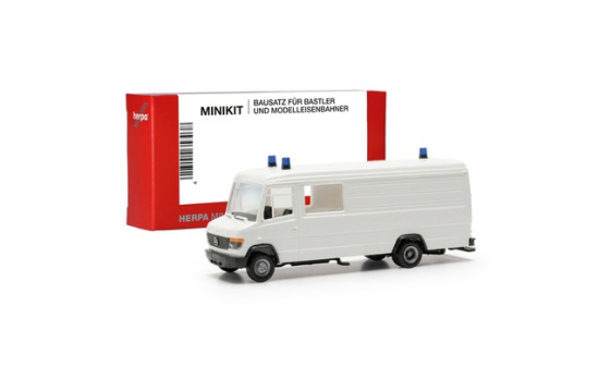 Herpa 013260-003 Herpa MiniKit: Mercedes-Benz Vario Langkasten, weiß (1 Stück) - Vorbestellung 1:87