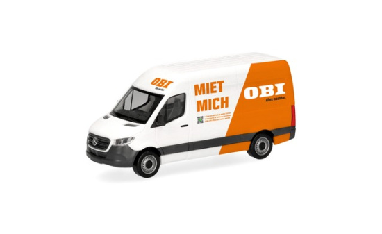 Herpa 099714 Mercedes-Benz Sprinter '18 Kasten Hochdach 
