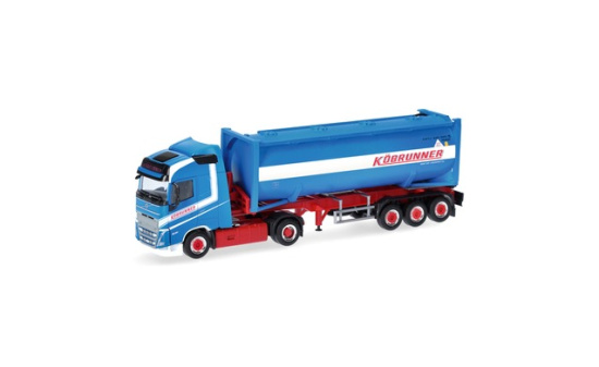 Herpa 320986 Volvo FH GL 2020 30ft Drucksilo-Sattelzug 