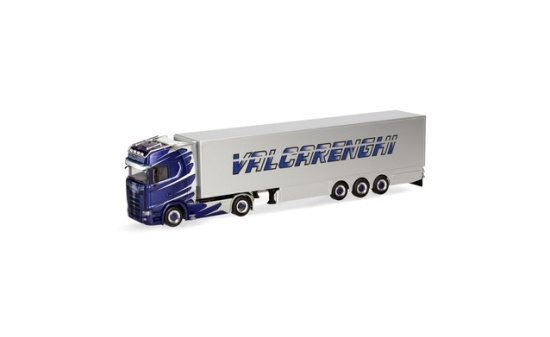 Herpa 321075 Scania CS 20 Hochdach Kühlkoffer-Sattelzug 