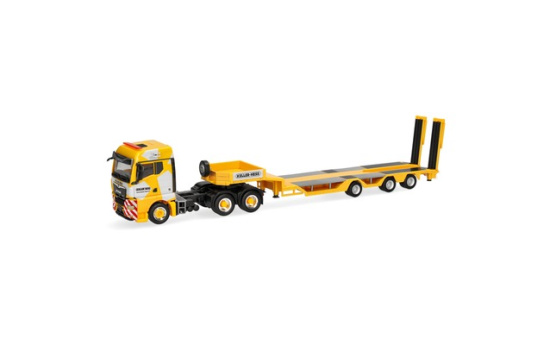 Herpa 321860 MAN TGX GM Allrounder-Tieflade-Sattelzug 