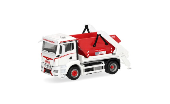 Herpa 322010 MAN TGS NN Meiller AK 12 Absetzcontainer-LKW 
