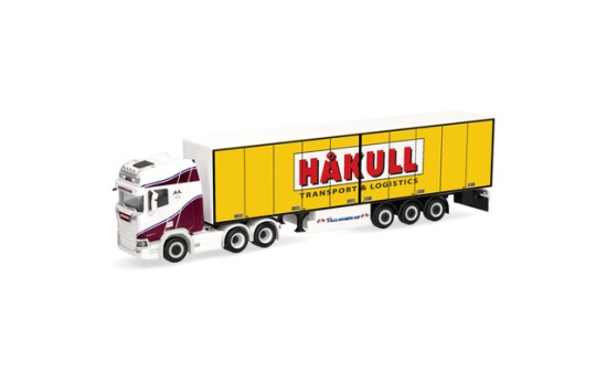 Herpa 322096 Scania CR 20 Hochdach 6x4 Koffer-Sattelzug 
