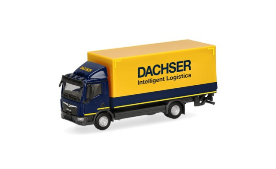 Herpa 322119 MAN TGL 12t Koffer-LKW mit Ladebordwand 