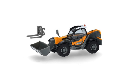 Herpa 322133 Liebherr Teleskoplader T60-9S, kommunalorange - Vorbestellung 1:87