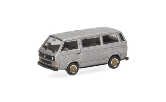 Herpa 430876-003 Volkswagen (VW) T3 Bus, silber - Vorbestellung 1:87