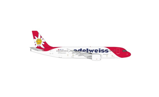 Herpa 539470 Edelweiss Air Airbus A320 - Vorbestellung 1:500