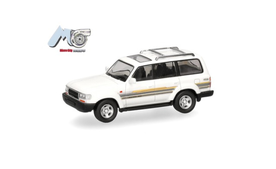 Micro City 87MC000127 MicroCity: Toyota Landcruiser 80, weiß - Vorbestellung 1:87