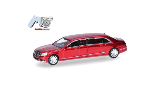 Micro City 87MC000136 MicroCity: Mercedes-Benz S600 Pullmann (W221), weinrot - Vorbestellung 1:87