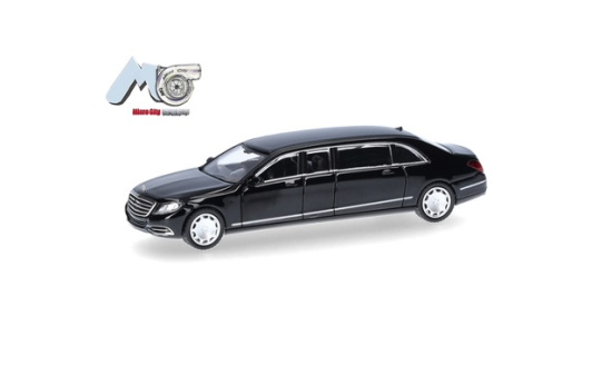 Micro City 87MC000139 MicroCity: Mercedes-Benz S600 Pullmann (W221), schwarz - Vorbestellung 1:87