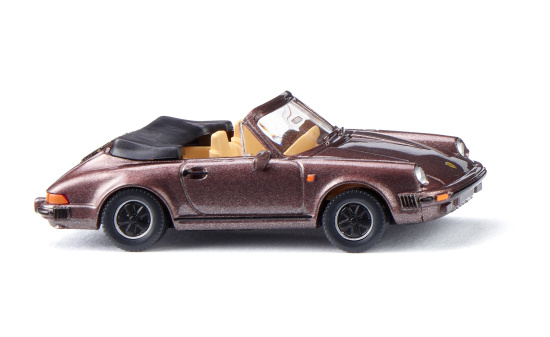 Wiking 016204 Porsche 911 SC Cabrio - rauchquarz-metallic 1:87