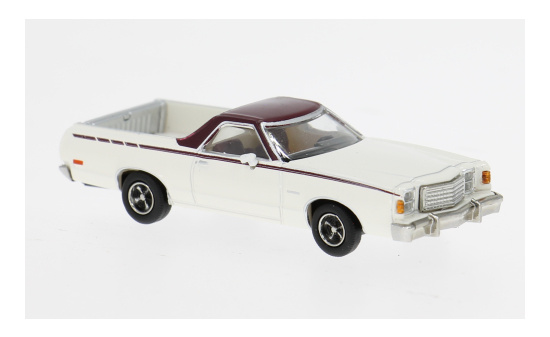 Brekina BRE18234 Ford Ranchero - weiss , dunkelrot 1:87