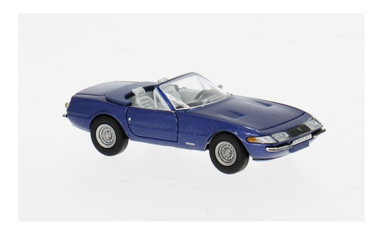Brekina BRE22944 Ferrari 365 GTS/4 Daytona Spider - blau (Metallic) 1:87