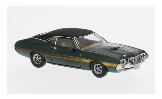 Brekina BRE18325 Ford Gran Torino Sport - grün (Metallic) , schwarz 1:87