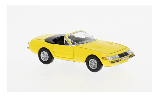 Brekina BRE22942 Ferrari 365 GTS/4 Daytona Spider - gelb - Vorbestellung 1:87