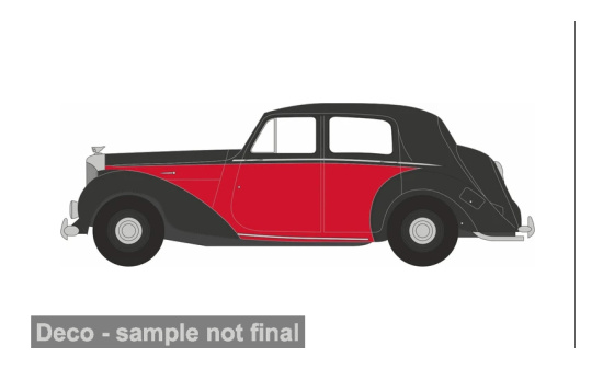 Oxford OXF76BN6006 Bentley Mk VI - rot , schwarz - Vorbestellung 1:76