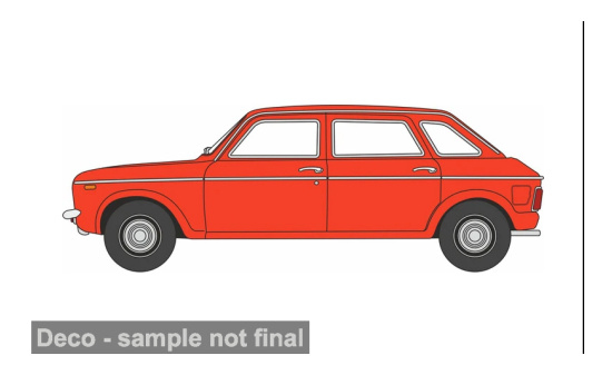 Oxford OXF76MX006 Austin Maxi - hellrot - Vorbestellung 1:76
