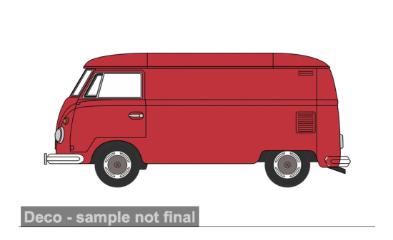 Oxford OXF76VWS011 VW T1 - rot - Vorbestellung 1:76