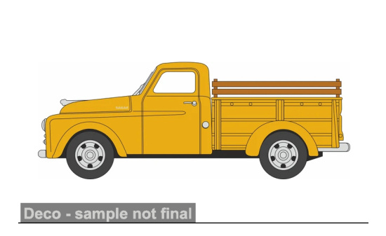 Oxford OXF87DP48005 Dodge B - 1B Pick Up - gelb , schwarz - Vorbestellung 1:87