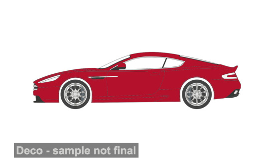 Oxford OXF76AMDB9004 Aston Martin DB9 Coupe - rot - Vorbestellung 1:76