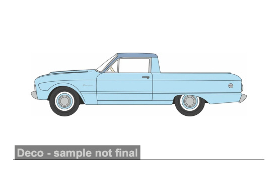 Oxford OXF87FA60003 Ford Falcon Ranchero - hellblau - Vorbestellung 1:87