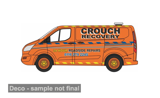 Oxford OXF76CUS010 Ford Transit Custom - orange - Crouch Recovery - Vorbestellung 1:76