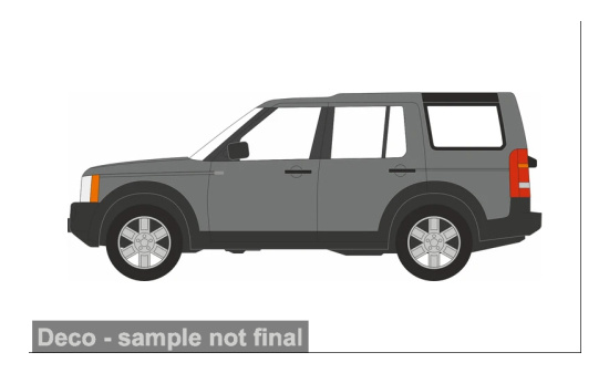 Oxford OXF76LRD010 Land Rover Discovery 3 - grau , schwarz - Vorbestellung 1:76