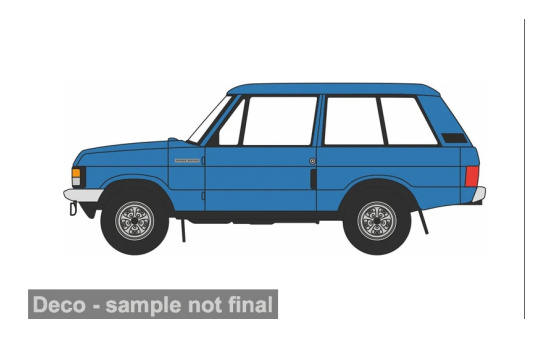 Oxford OXF76RCL006 Range Rover Classic - hellblau - Vorbestellung 1:76