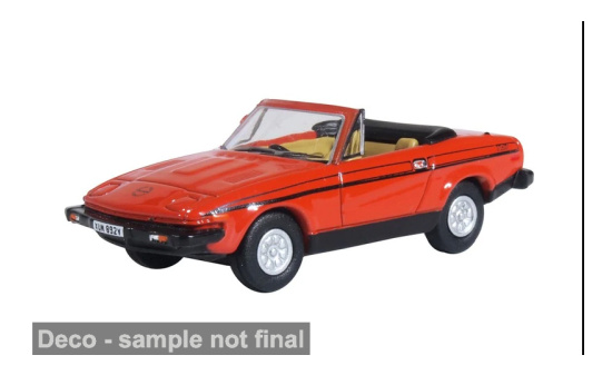 Oxford OXF76TR7003 Triumph TR7 - rot - Vorbestellung 1:76