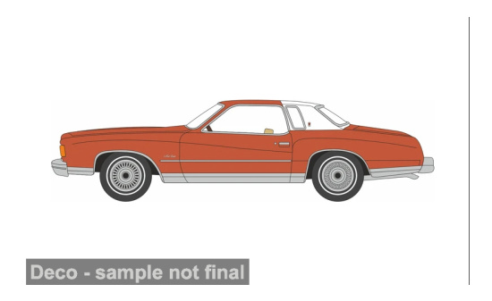 Oxford OXF87CM74002 Chevrolet Monte Carlo Landau - bronze , weiss - Vorbestellung 1:87