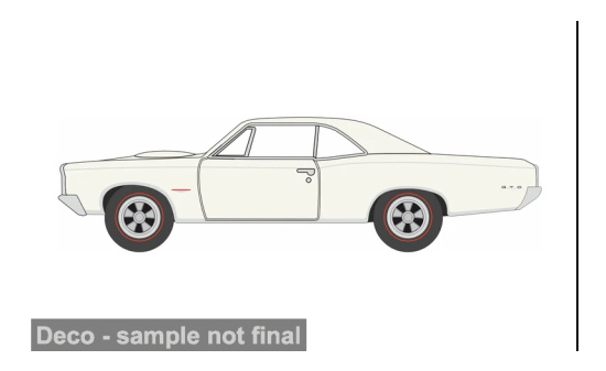 Oxford OXF87PG66004 Pontiac GTO - beige - Vorbestellung 1:87