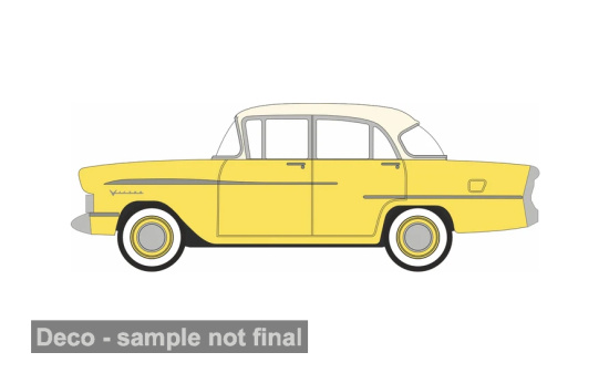 Oxford OXF76VVF001 Vauxhall Victor F Series Mk1 - gelb , weiss - Vorbestellung 1:76