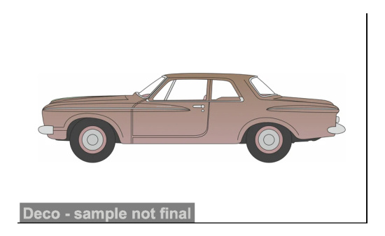 Oxford OXF87PL62002 Plymouth Savoy - braun - Vorbestellung 1:87