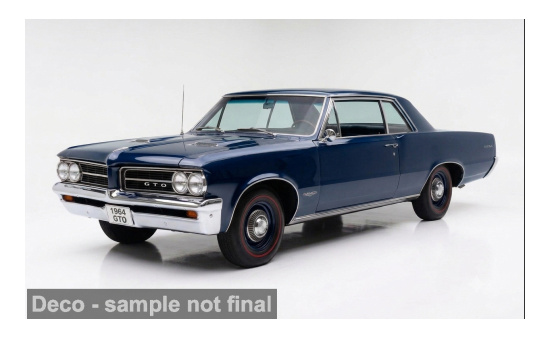 Sun Star SUN1846 Pontiac GTO - dunkelblau - Vorbestellung 1:18