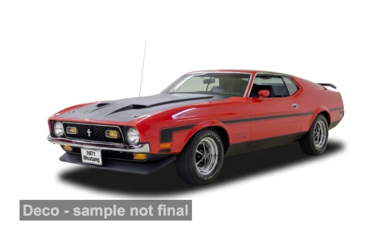 Sun Star SUN3630 Ford Mustang Boss 351 - rot (Metallic) - Vorbestellung 1:18