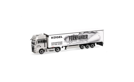 Herpa 945851 MAN TGX GX Gardinenplanensattelzug Justen Transporte/TGP/ETM 1:87