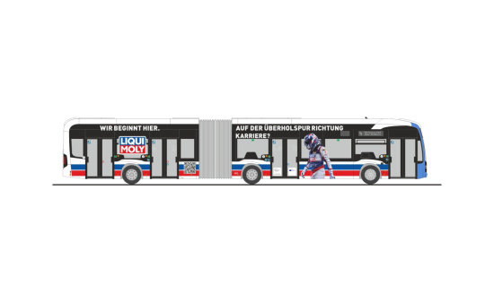 Rietze 77652 Mercedes-Benz eCitaro G SWU Ulm - Liqui Moly, 1:87 - Vorbestellung 
