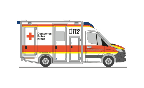 Rietze 76116 GSF RTW ´18 DRK Landkreis Osnabrück, 1:87 - Vorbestellung 