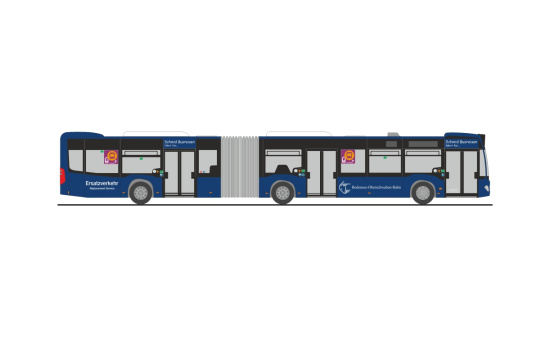 Rietze 69329 Mercedes-Benz Citaro G 12 Bodensee-Oberschwaben-Bahn - SEV, 1:87 - Vorbestellung 