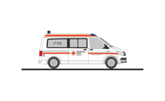 Rietze 53922 Volkswagen T6 DRK KV Calw, 1:87 - Vorbestellung 