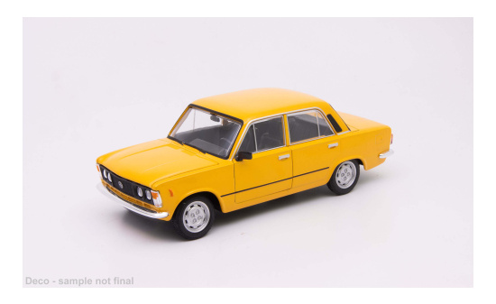 Welly WEL24138W-YELLOW Fiat 125P - gelb - Vorbestellung 1:24