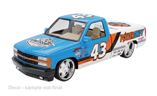 Motormax MOM73921 Chevrolet 454 SS Pick-Up - hellblau , weiss - Vorbestellung 1:24