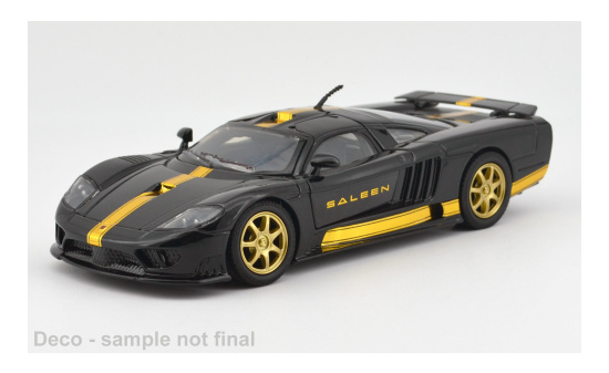 Motormax MOM79203 Saleen S7 - schwarz , gold - Vorbestellung 1:24
