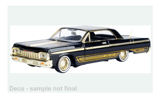Motormax MOM79202 Chevrolet Impala - schwarz , gold - Vorbestellung 1:24